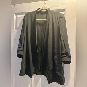 Aritzia Babaton Power Blazer in Bottle Green